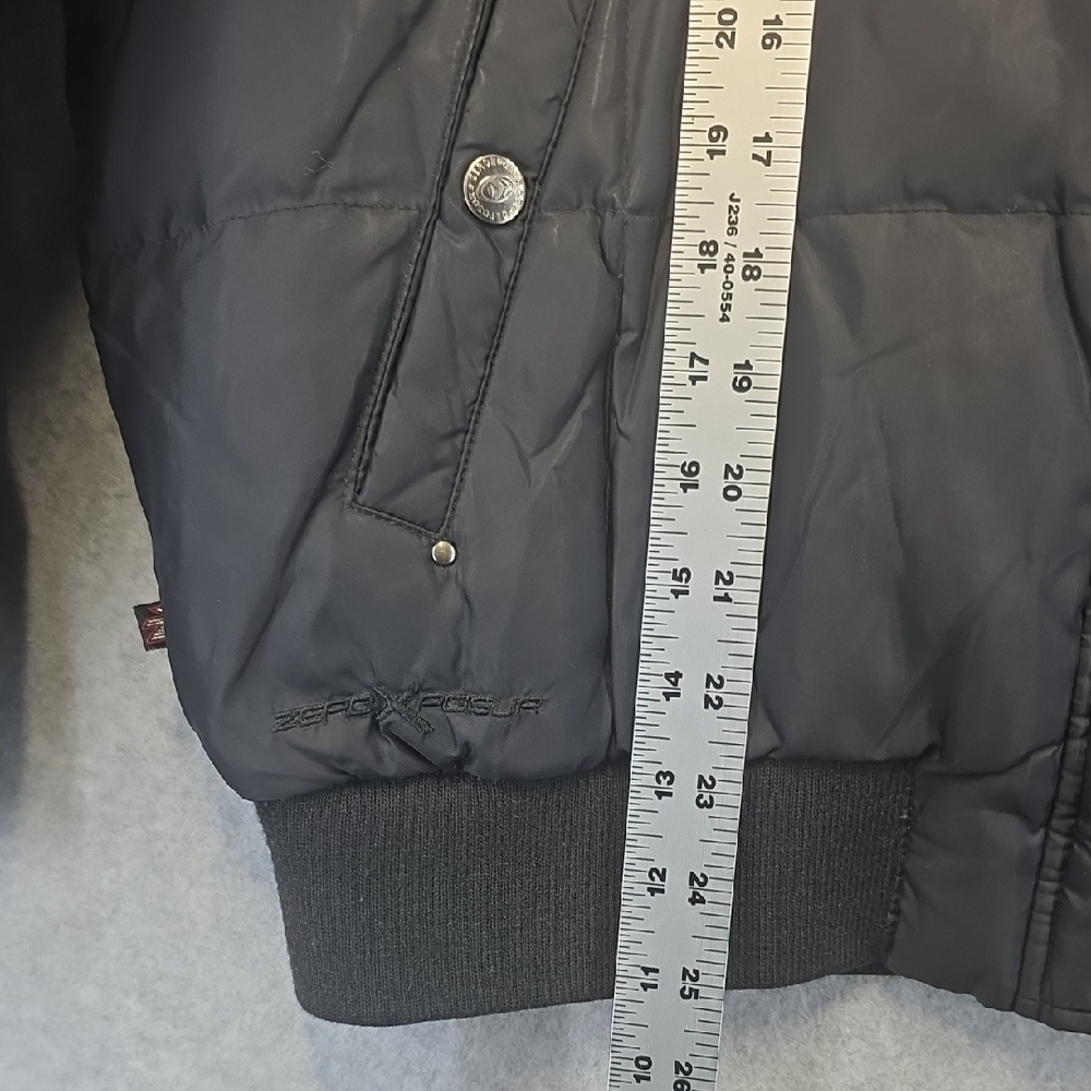 ZeroXposur Black Puffer Jacket Insulated Zip Coat Men’s L - Picture 7 of 11